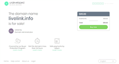 Desktop Screenshot of livelink.info