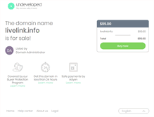 Tablet Screenshot of livelink.info